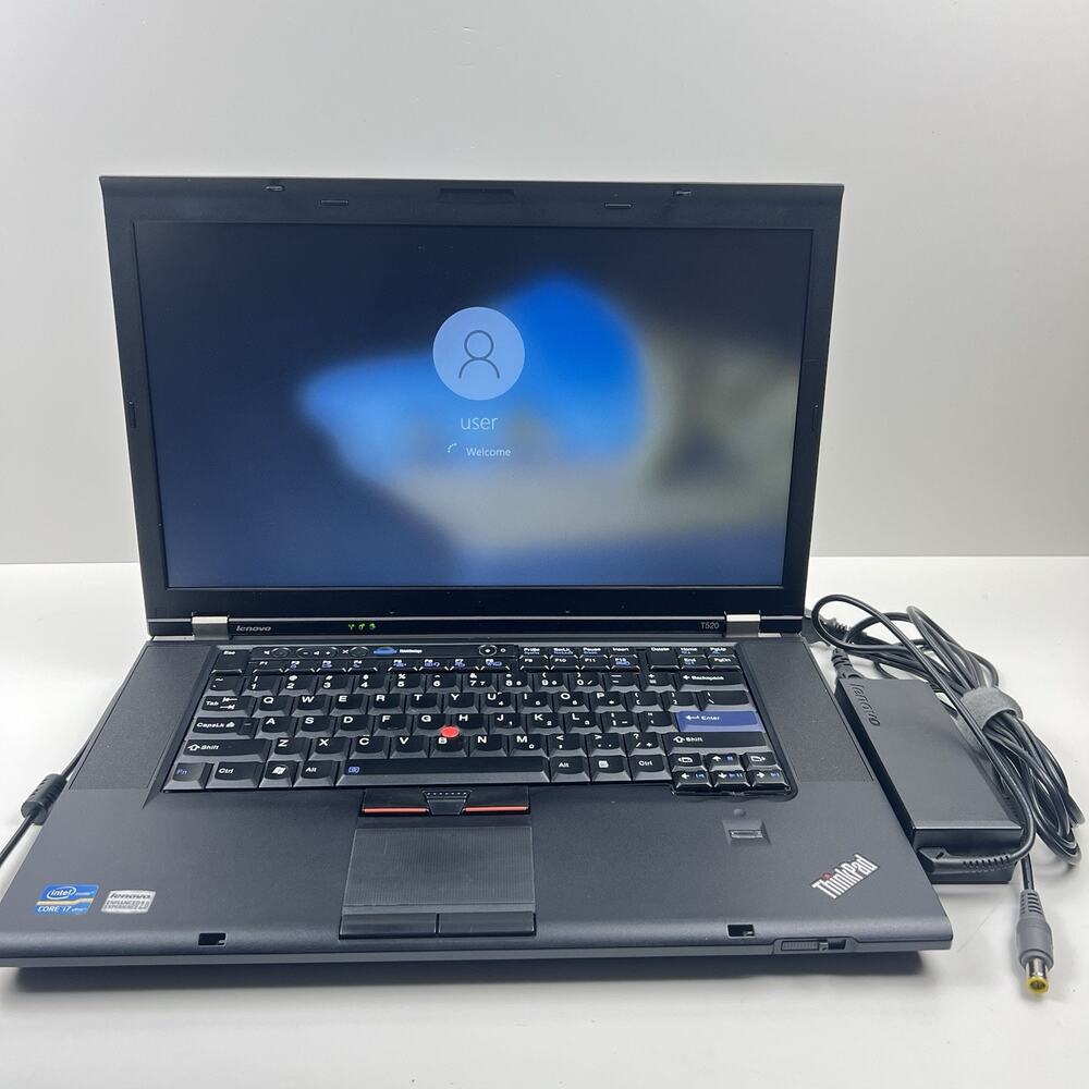 Lenovo ThinkPad T520 Intel i7-2640M 8GB 320GB HDD Win 10 w/ Charger|ELP70, READ
